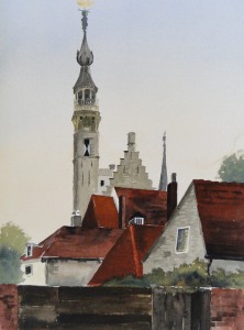 Veere Rathaus Größe 38 x 56 cm 