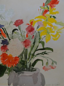 Blumenstrauss  26 x 35 cm